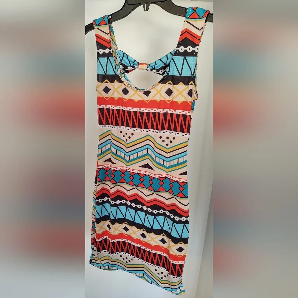 Pattern Mini dress - Picture 3 of 5